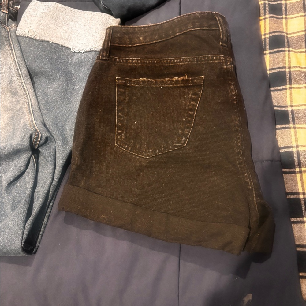 Selling jeans, jean shorts and jean skirt. All in excellent condition.